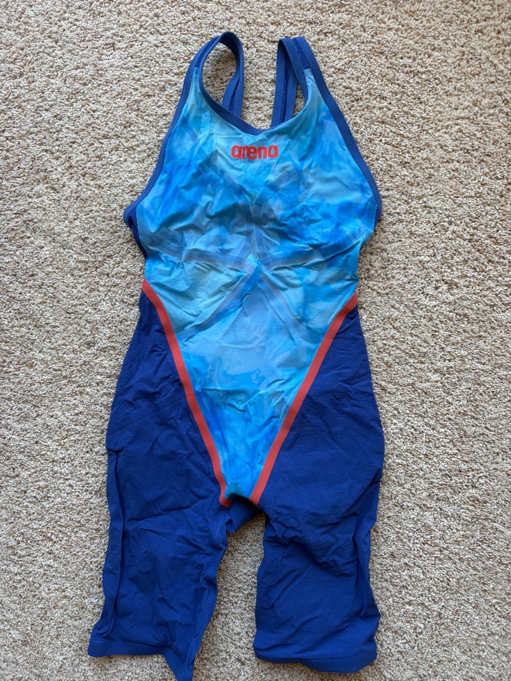 Arena carbon Glide tech suit size 24 (open back)